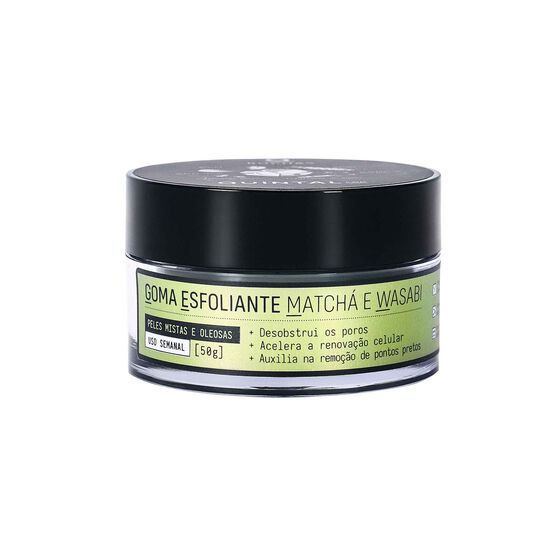 Goma Esfoliante Facial Quintal Matcha e Wasabi